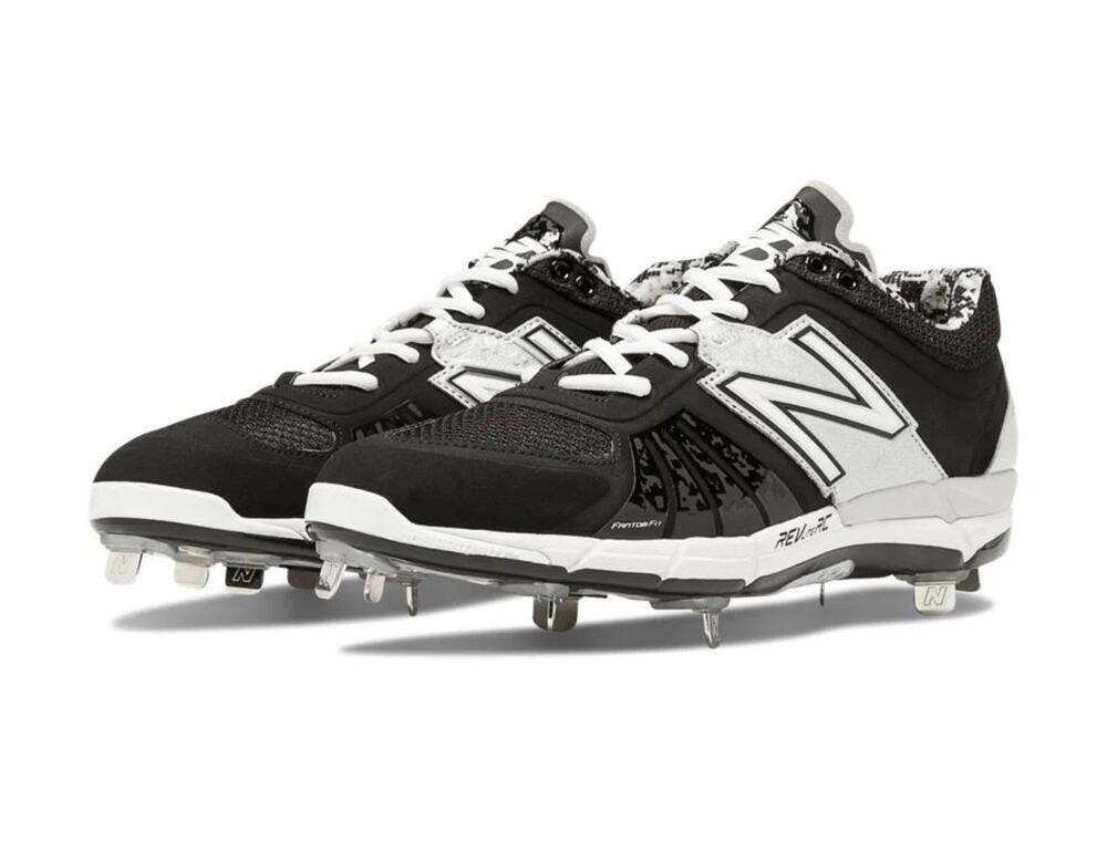 New Deadstock New Balance 3000 L3000BK2 Metal Baseball Cleats Black/White